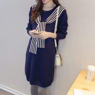 【特价】孕妇装秋冬上衣韩版潮妈宽松加厚孕妇毛衣中