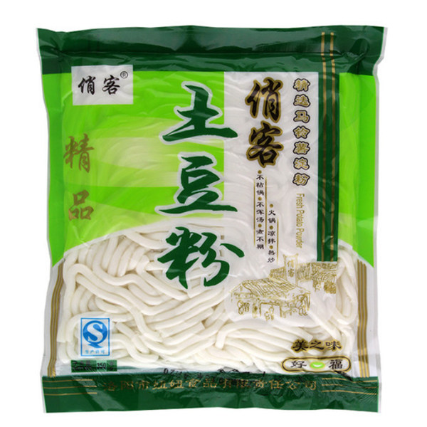 周东阳冻品 俏客土豆粉 炒粉 生粉 麻辣粉 酸辣粉350g