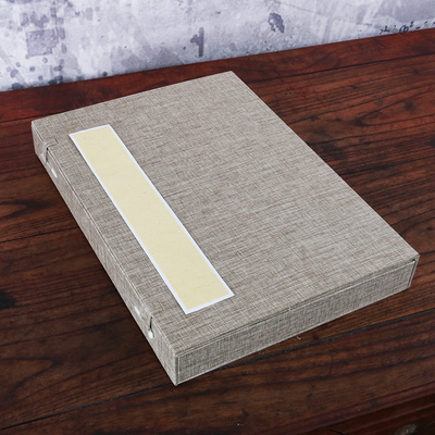 包邮安徽书法生宣折子本宣纸空白册页手工素白签字本特价批发