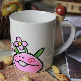 公仔 星凯越 nameko 蘑菇人方吉系列 saibai kit公仔杯 陶瓷杯子文艺