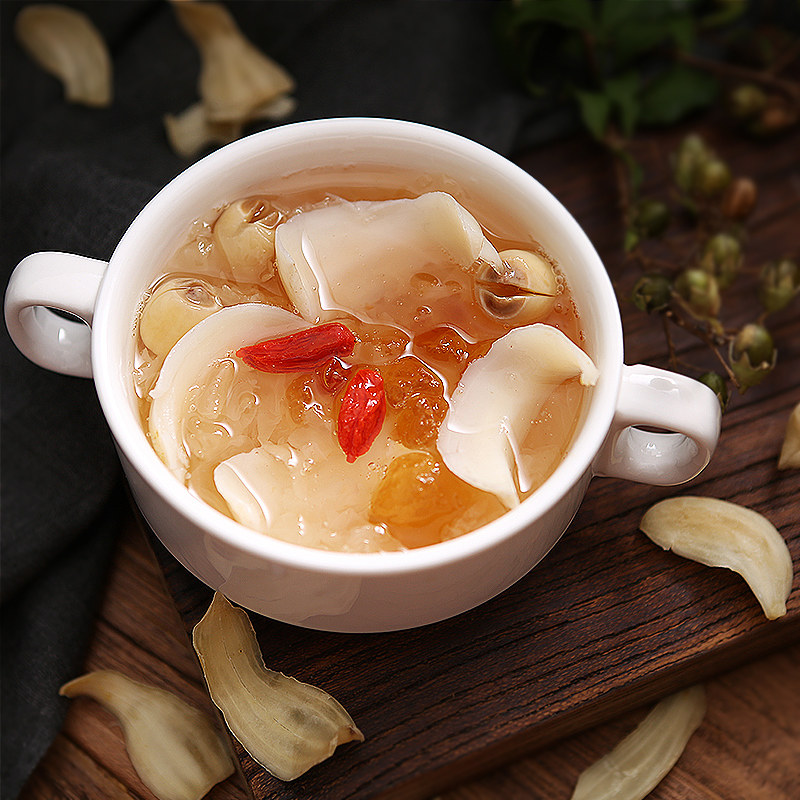 掌微出品 龙牙百合干100克 煲汤炒菜糖水材料 袋装无硫熏