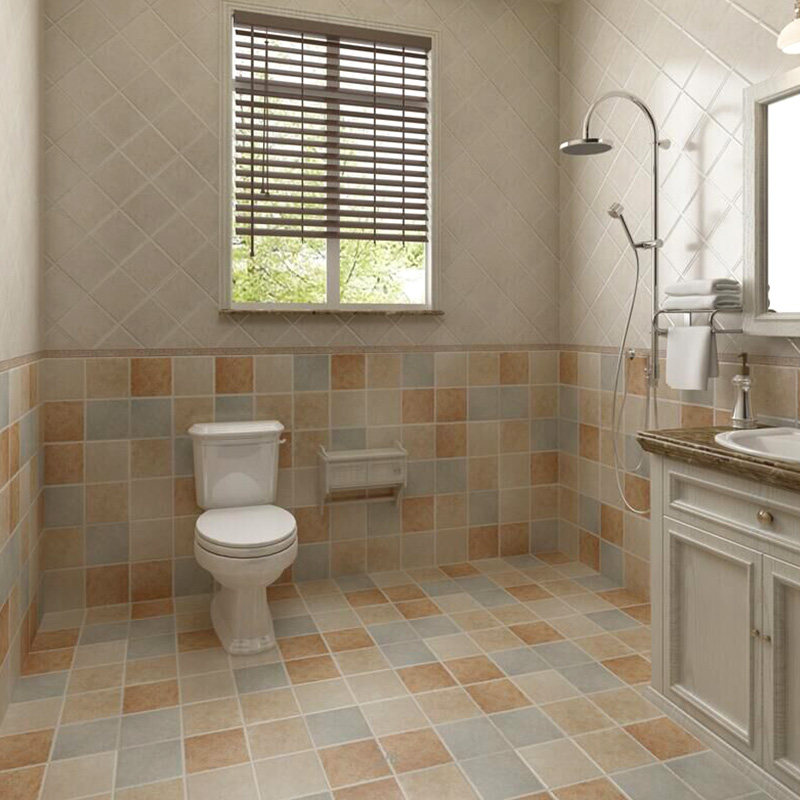 威利斯美式田园卫生间瓷砖阳台厨房墙砖厕所砖仿古砖防滑地砖磁砖