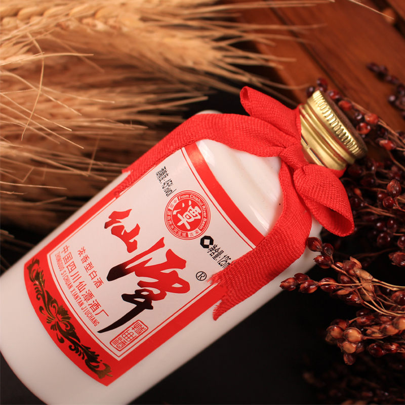 仙潭特曲 纯粮食浓香型45度白酒 125ml 整箱*24瓶