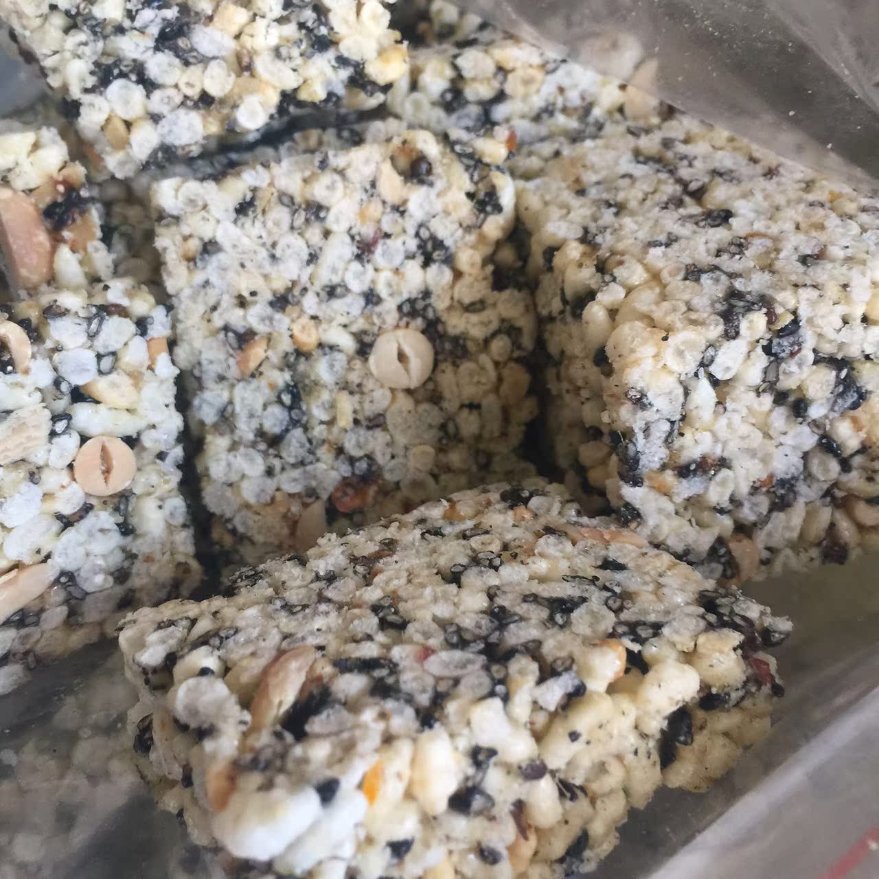 500g纯手工浙江诸暨特产米糕胖米冻米糕芝麻花生爆米小时候的味道