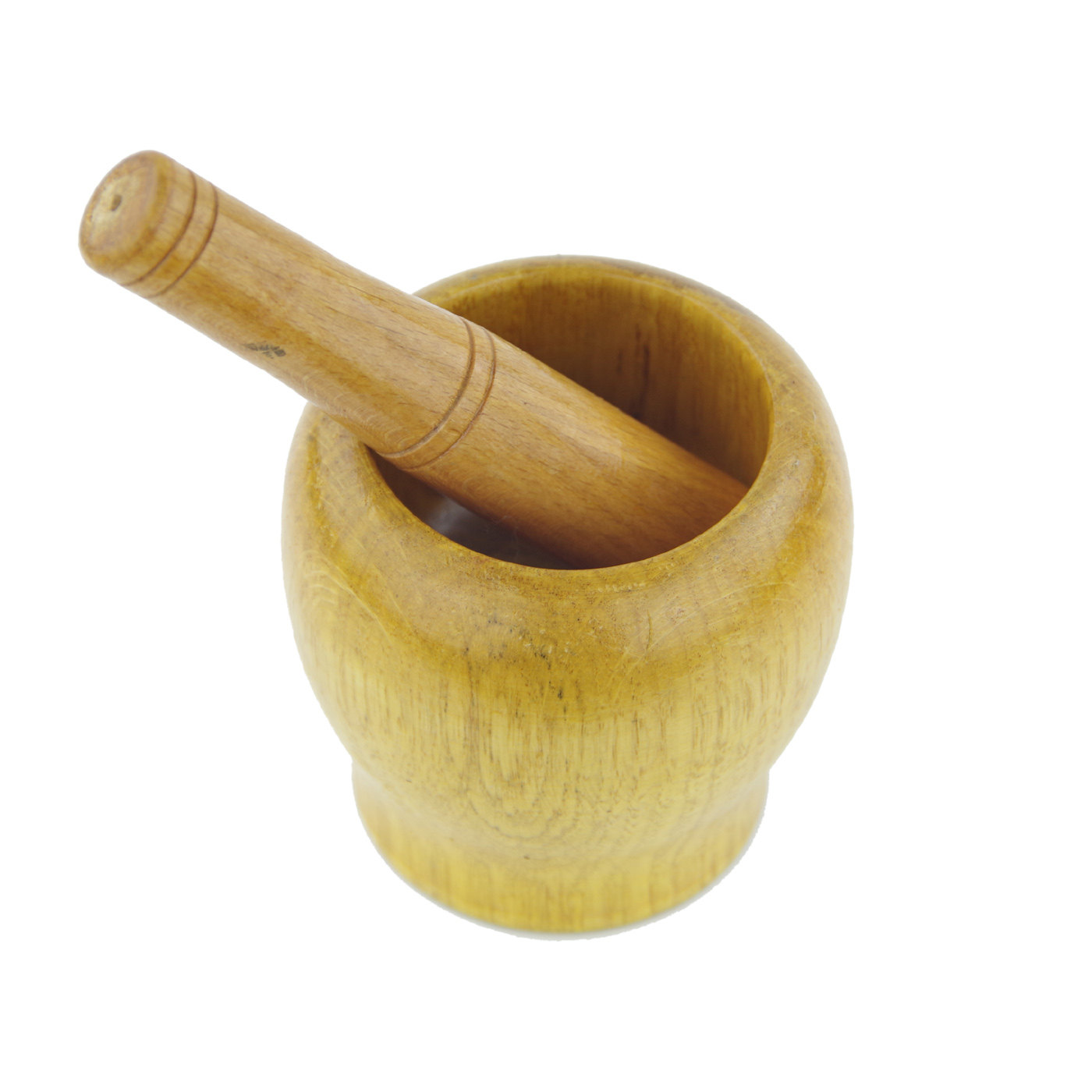 蒜臼 竹木捣药罐 中药研末器药盅 压蒜器 捣面膜罐 木臼擂钵 包邮