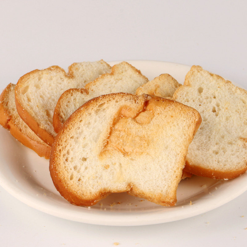 泰国进口小老板want more面包干早餐迷你面包压缩饼干零食50g*3