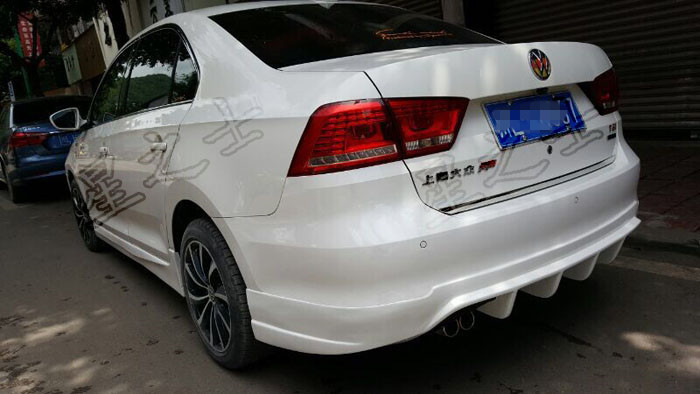 大众桑塔纳改装小包围新款桑塔纳包围改装pp前铲塑料树脂改装包围