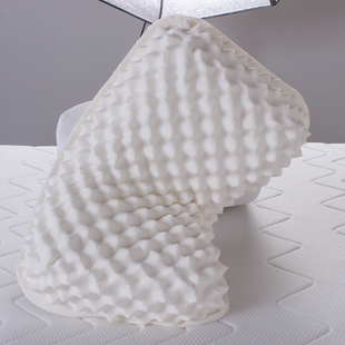 宝旭泰国天然乳胶枕护颈保健颈椎枕成人睡眠枕头记忆橡胶枕芯一对