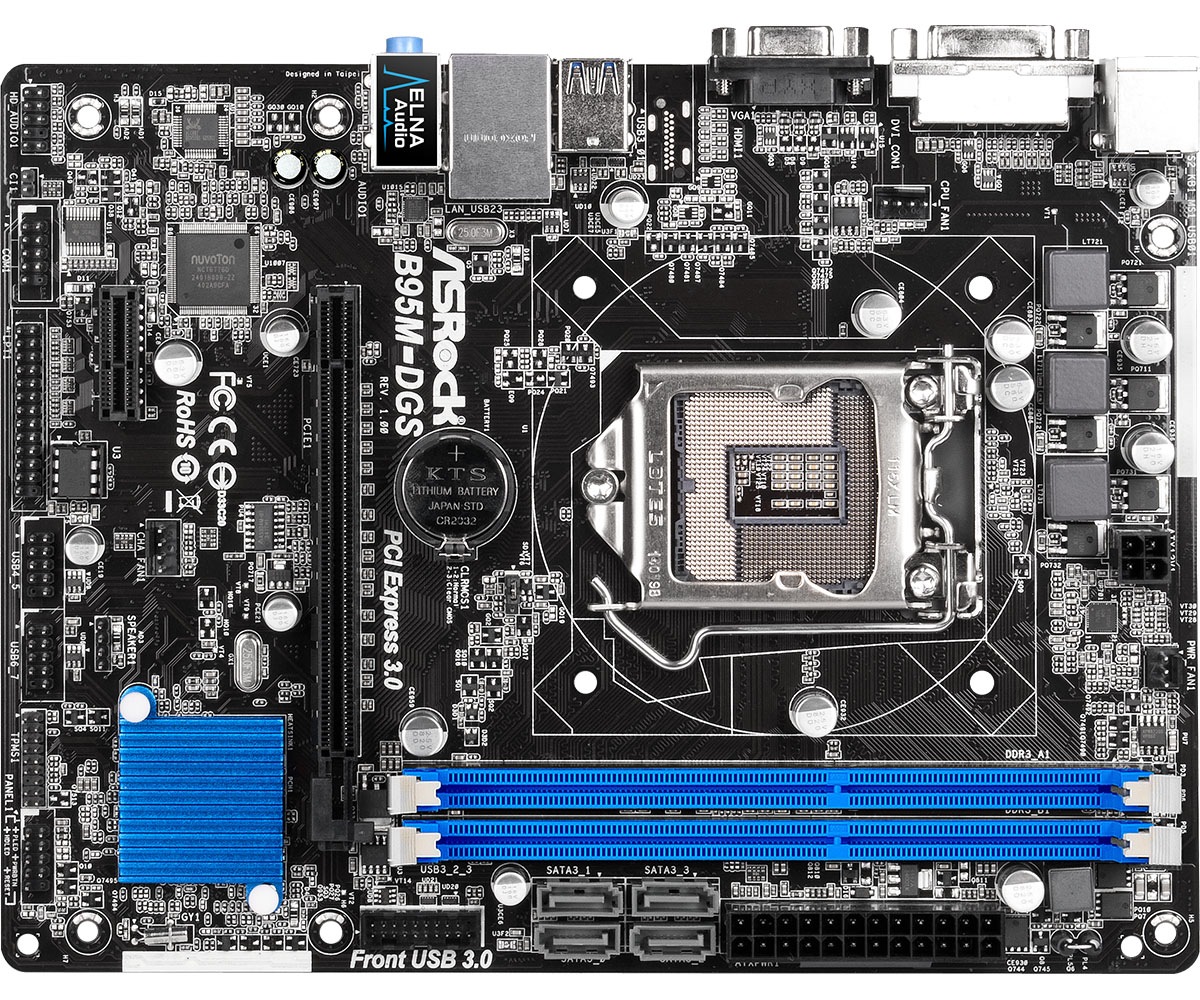 asrock/华擎科技 b95m-dgs b95 b85主板 支持i3-4170 cpu