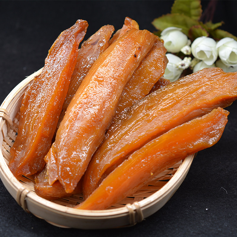 【天天特价】倒蒸地瓜条红薯干地瓜干纯农家自制天然风干无糖500g