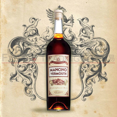 洋酒意大利正品mancino rosso vermouth曼奇诺红味美思威末酒