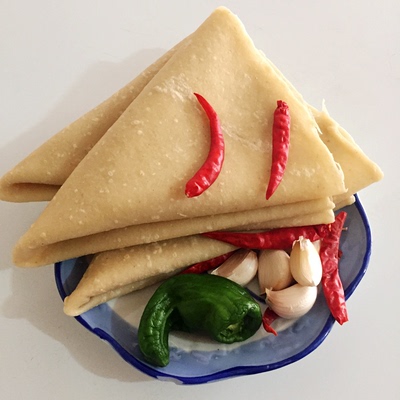 松滋特产农家手工豆皮子湿豆皮炒豆皮新鲜现做现发5张 2份包邮