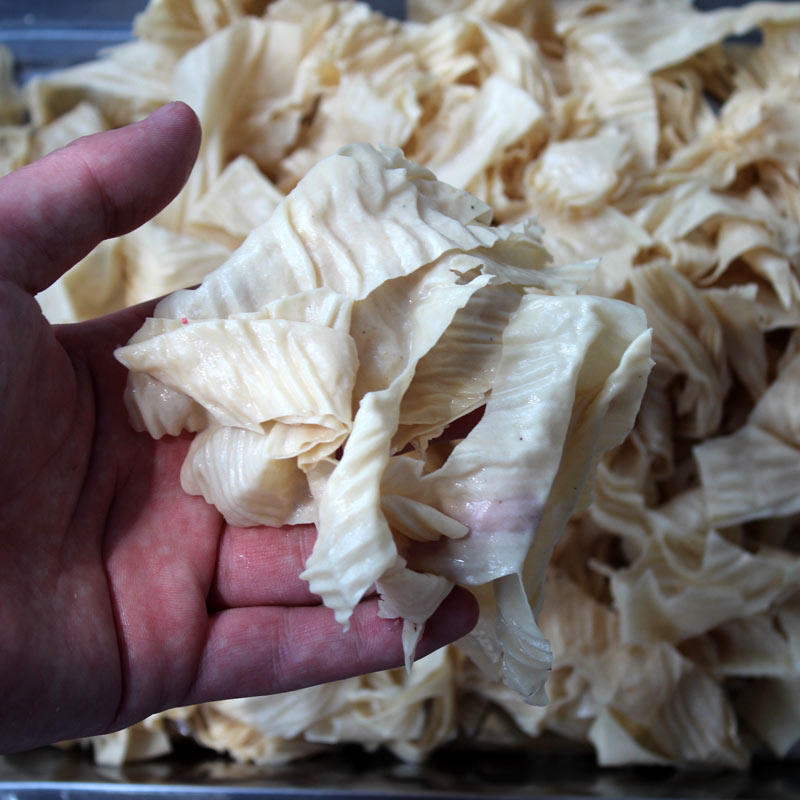 满18元包邮农家自制人造肉豆丝豆腐皮蛋白肉素肉大豆制品干货400g