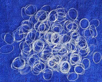 耐高温防老化 各种型号纯透明白色宽皮筋 橡皮筋 牛皮筋 批/发/斤