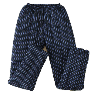 中老年纯手工棉花棉裤成人男女居家保暖拉链棉袄棉衣套装定制棉服