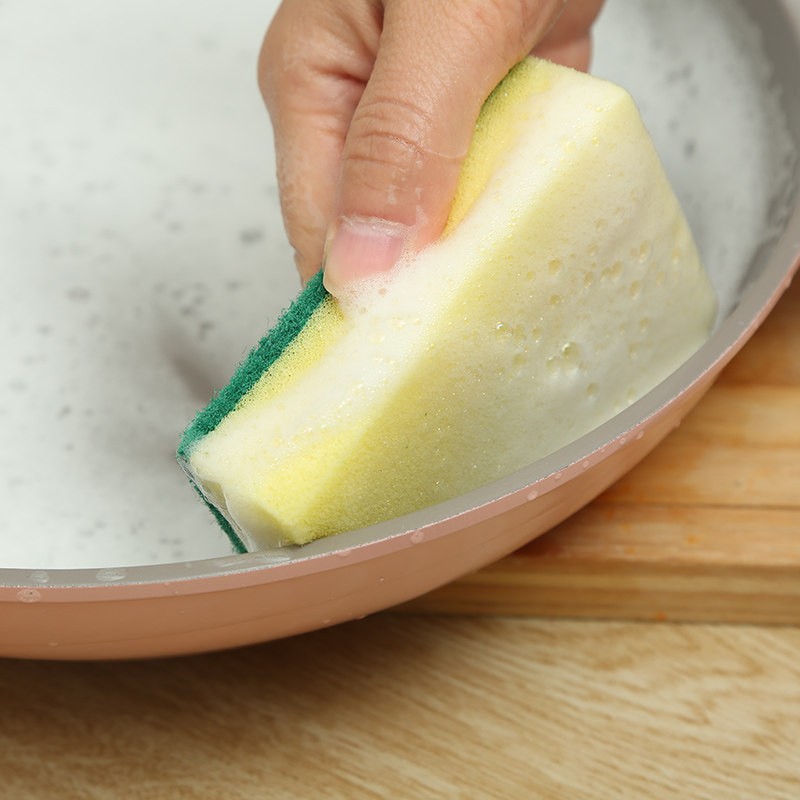 9元 包邮12片厨房专用洗碗海绵擦去污刷锅布清洁海绵