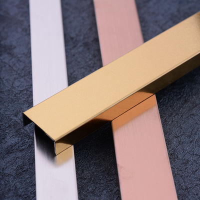 304不锈钢u型条封边收边条地板护墙护线嵌条明装保护包边包角家具