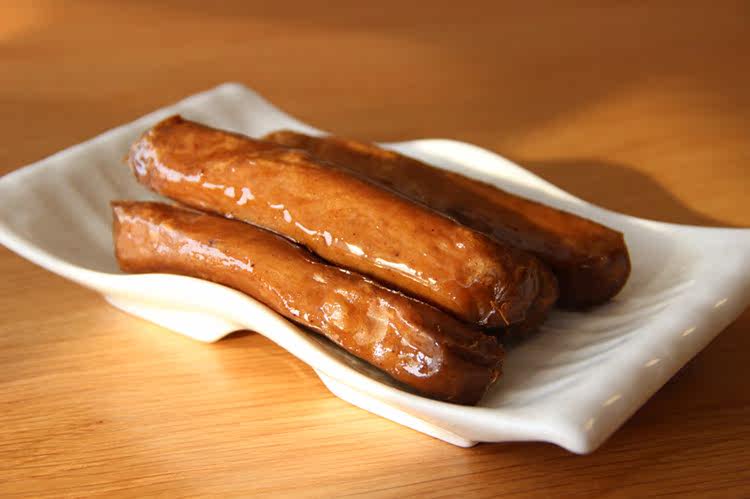 素香肠素香尝素肉素生活素食天木禾素食 一袋4根200g 3包包邮