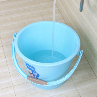 塑料水桶家用加厚手提清洁桶泡脚洗澡洗衣服洗车装水储水大小水桶