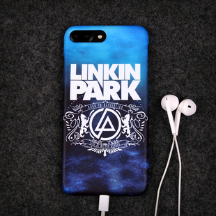 iphone7/6s/plus摇滚林肯公园linkinpark苹果7磨砂手机壳半包硬壳
