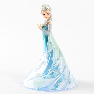 冰雪奇缘frozen爱莎公主卡通静态硬体摆件pvc模型玩具 生日礼物