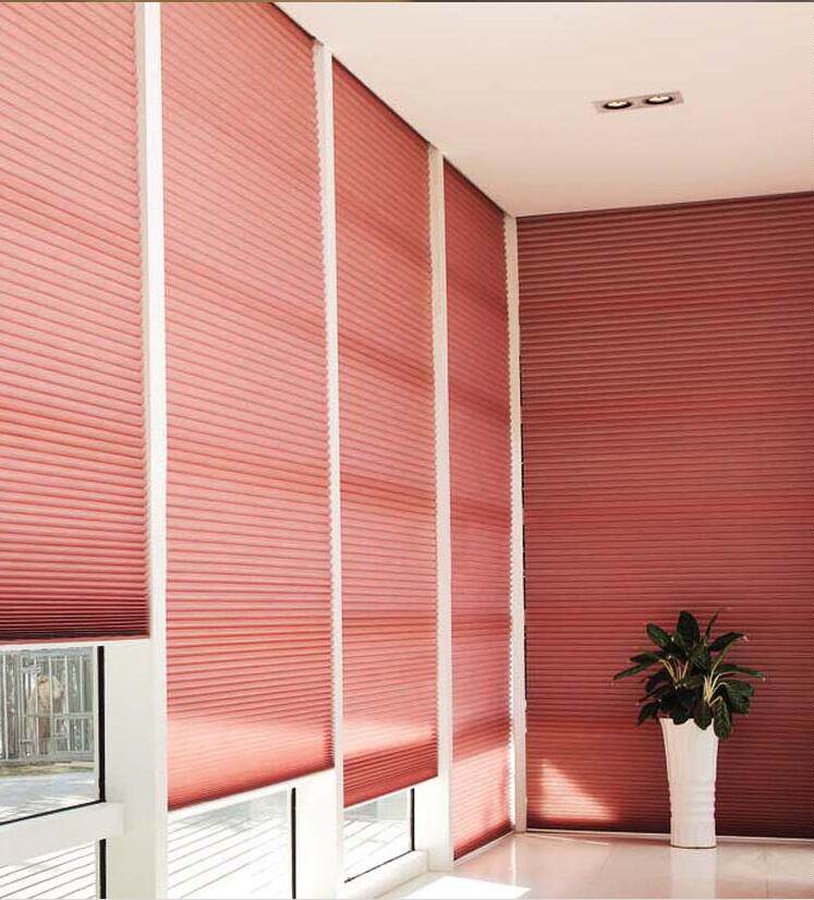 蜂巢帘遮光风琴帘隔热隔音遮阳窗帘阳台卧室客厅卫生间百叶帘卷帘