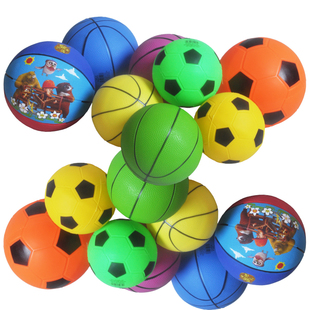 儿童玩具小皮球 加厚篮球足球 幼儿园舞蹈体操专用宝宝充气拍拍球