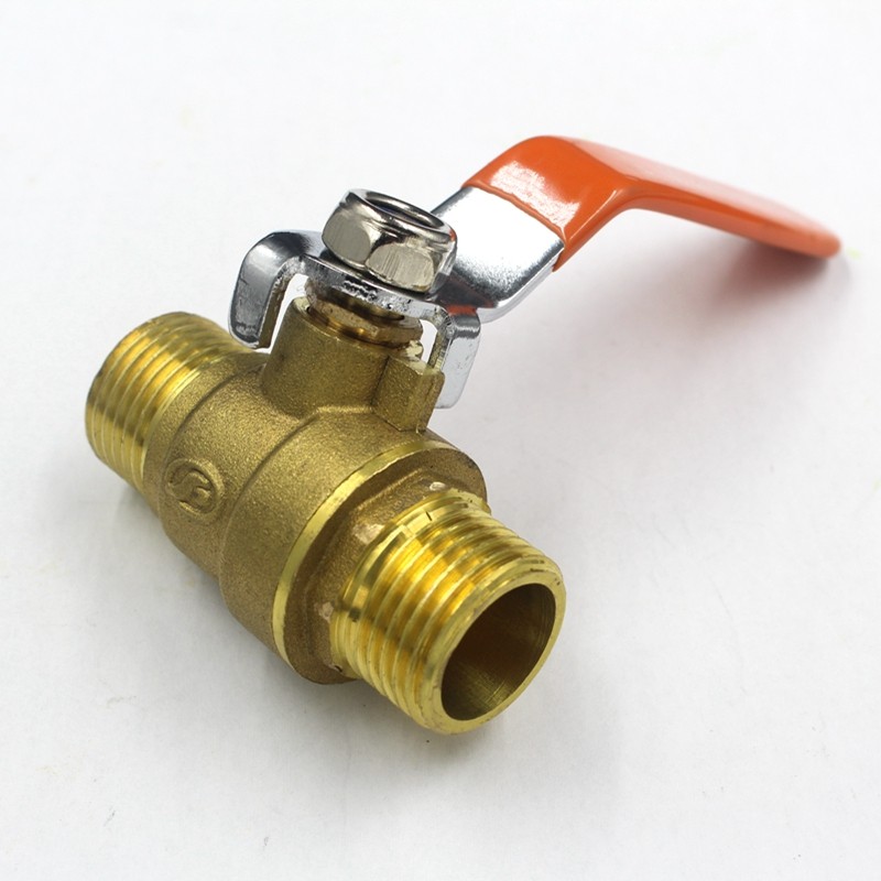 包邮苏明全铜热水龙头水嘴 4分6分铜弯头球阀开水热水咀锅炉开关