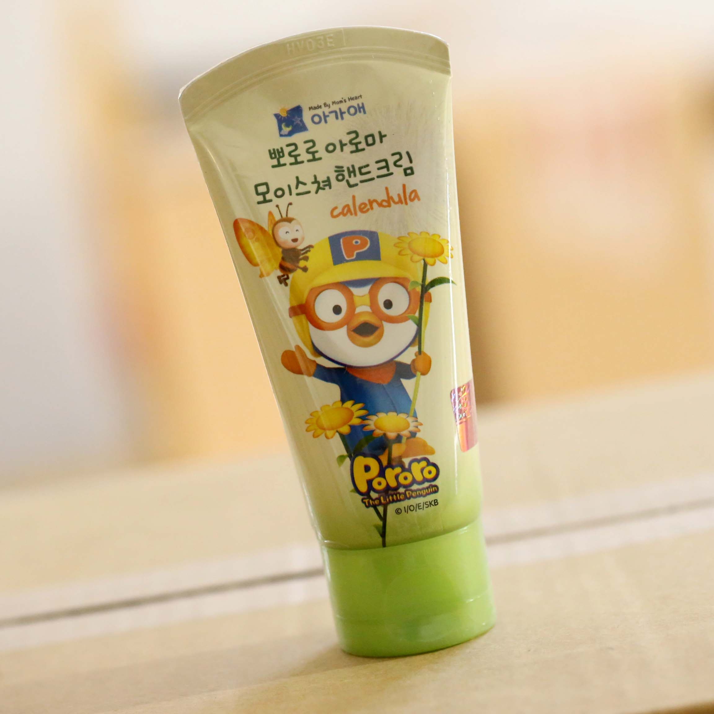 韩国正品pororo宝露露护手霜小企鹅儿童宝宝护手霜补水滋润6