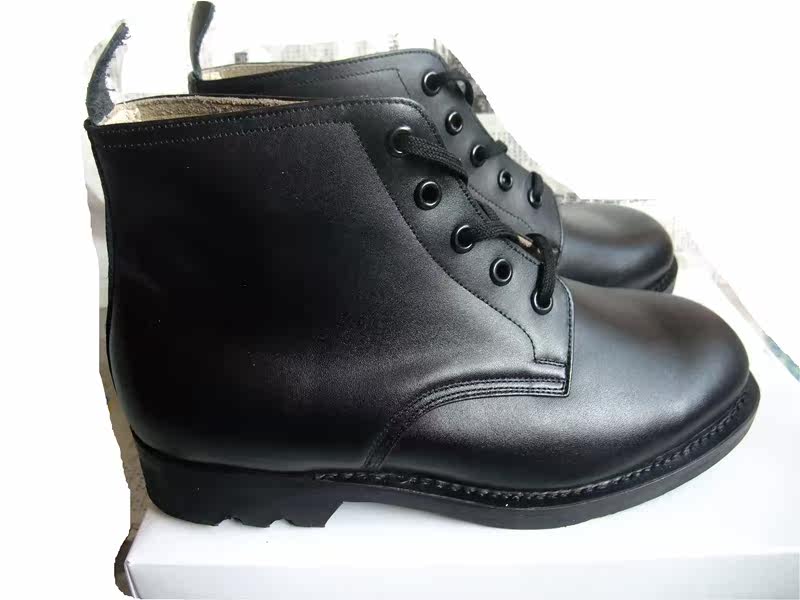 3515厂87舰艇皮鞋舰艇高腰皮鞋水兵鞋潜艇鞋八七舰艇靴工装靴