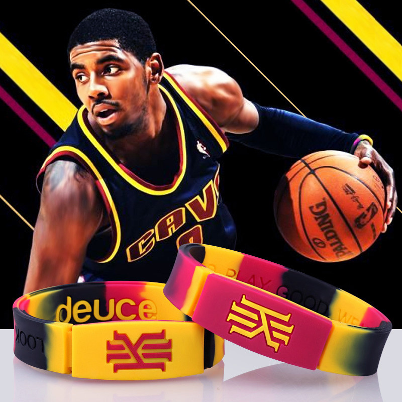 【新款】deuce欧文同款手环篮球球星腕带运动硅胶手带饰品男