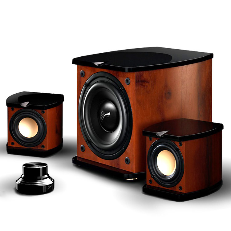 hivi/惠威 m-20w m20w木质复古音箱2.1声道低音炮台式机电脑音响