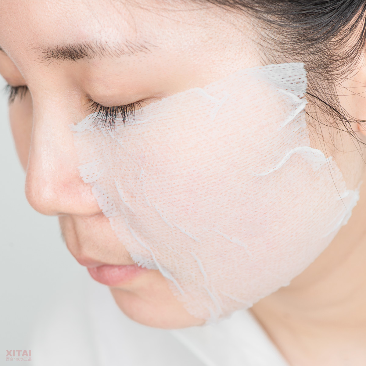 单盒包邮!棉森化妆棉 卸妆棉204片 超薄省水 敷脸卸妆 水膜