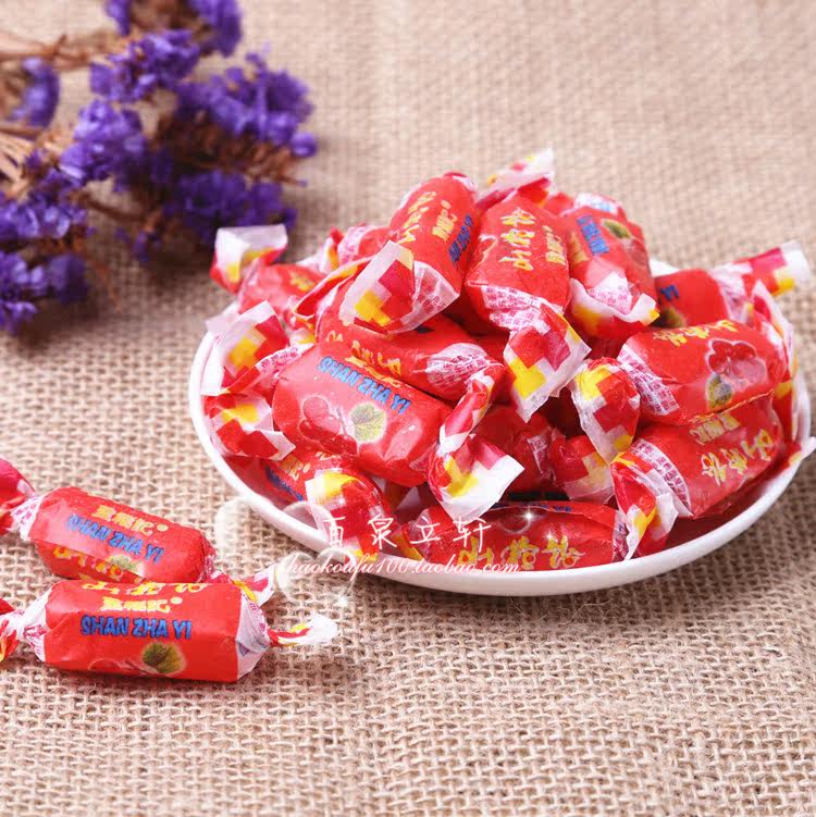 山东特产圣福记山楂饴正宗高粱饴糖果怡糖500g麦芽糖混合口味糖果
