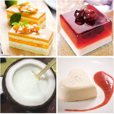 厨房战争 吉利丁片 鱼胶片凝胶片明胶片慕斯蛋糕布丁果冻粉片 50g