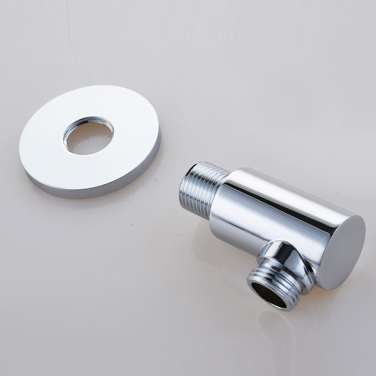 鼎菲 全铜入墙淋浴花洒转接头 4分通用花洒连接头 软管弯头24005