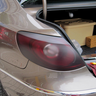 大众cc专用尾灯贴纸改装改色贴膜熏黑浅黑亮面磨砂大灯改装车贴