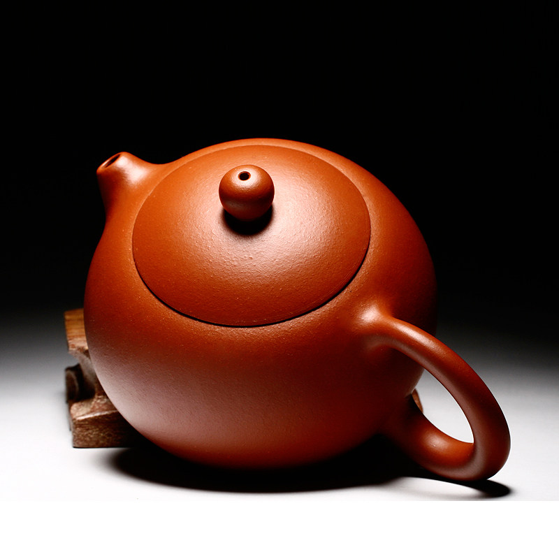 【湘谊】宜兴紫砂壶纯全手工名家正品茶壶周国洪丨朱泥西施壶