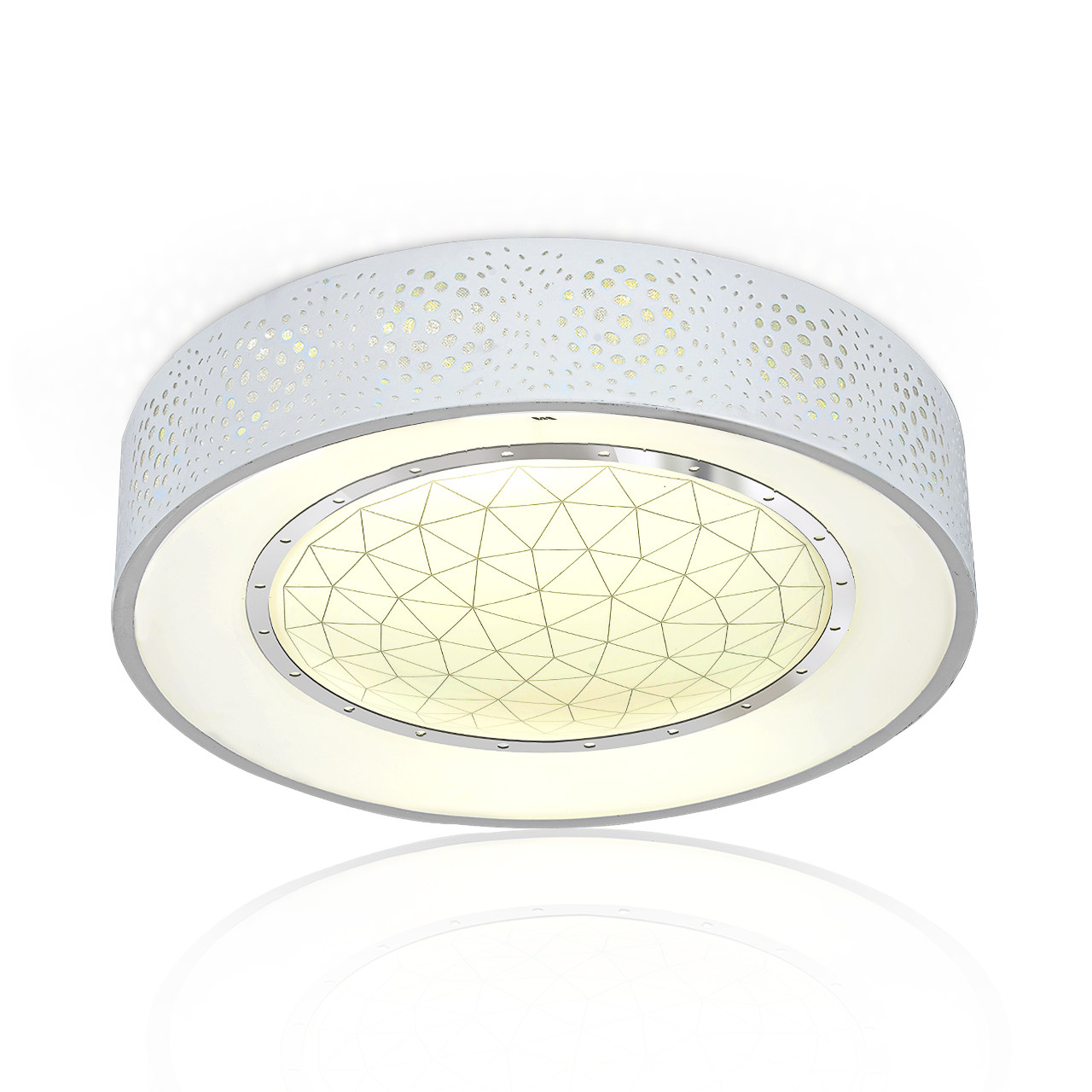 华艺灯饰 简约现代调光led贴片分段吸顶灯客厅灯灯具灯饰ix32 j