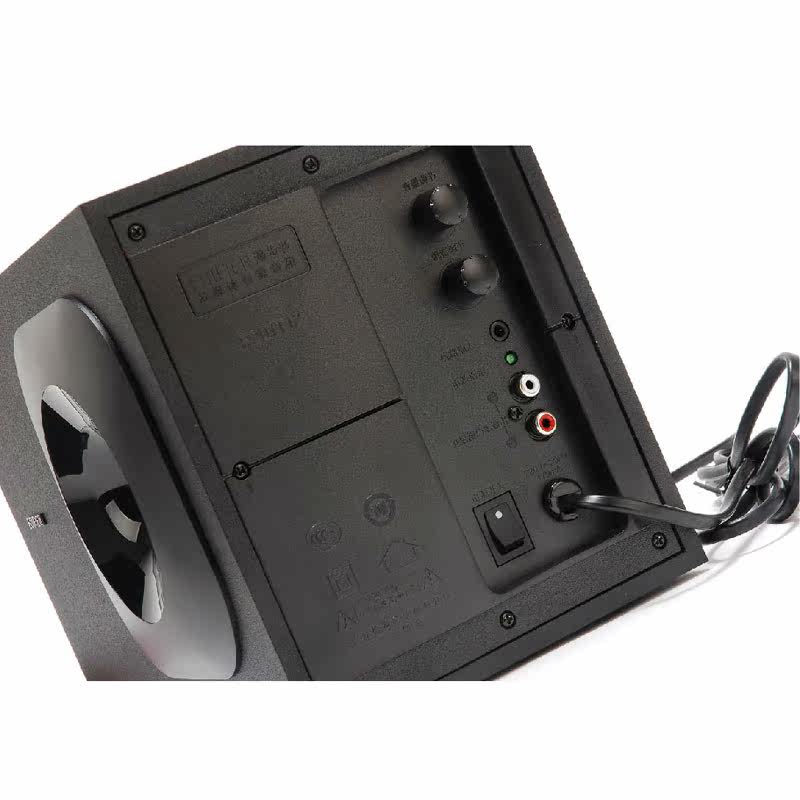 edifier/漫步者 r201t12多媒体有源电脑音箱2.1木质低音炮音响