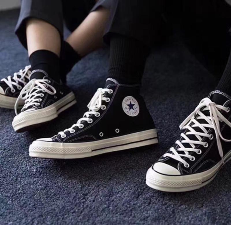 现货converse/匡威 1970s 白高149446c 白低149448c三星标帆布鞋