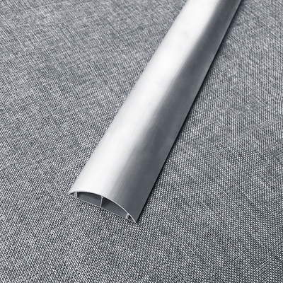 颂余 加厚铝合金半圆形地面线槽 地板槽地线槽金属弧型线槽 6号