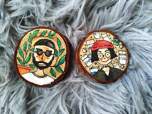 这个杀手不太冷丨漫画个性徽章手绘胸章家居礼物