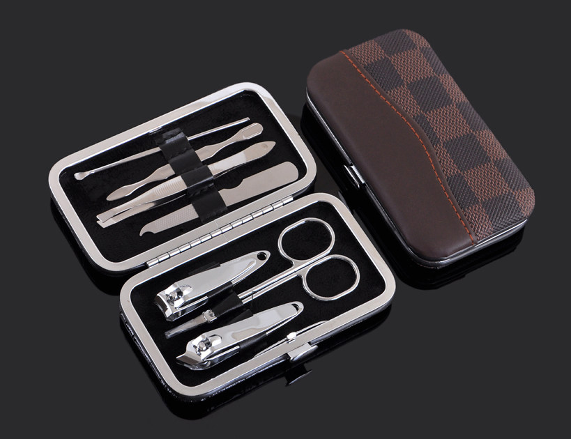 修指甲工具指甲刀套装指甲剪套装指甲钳正品不锈钢7件套定制logo