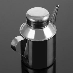 厨房家用不锈钢多用油壶小油壶调味壶酱油壶安士壶配料壶防漏油壶