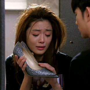 2014来自星星的你同款鞋全智贤千颂伊高跟鞋细跟尖头夜店单鞋女