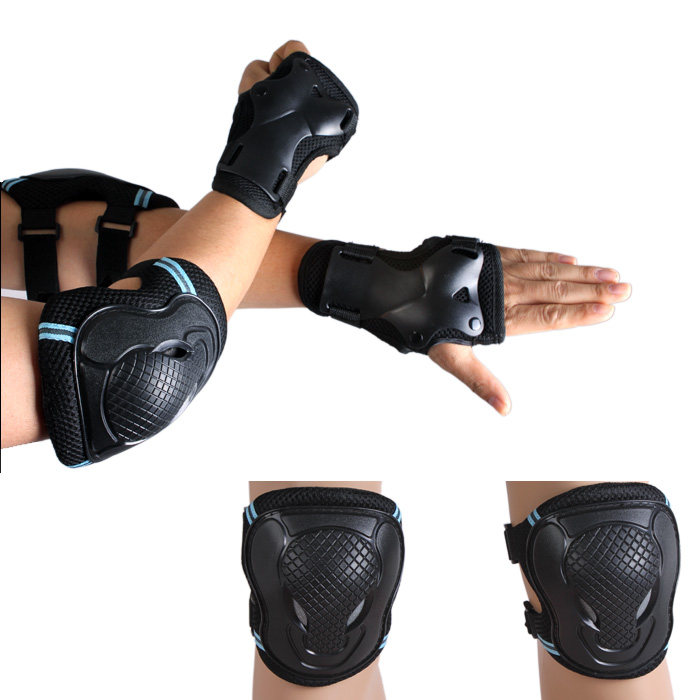 自行车 轮滑护具 滑板 排球运动 防护用品 护膝 护肘 护掌3件套