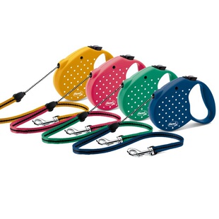 全国包邮 自动伸缩牵引绳淑女系列带状牵引狗绳 德国福莱希flexi