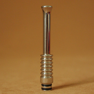 烟嘴 独家 超长烟嘴70mm 电子烟不锈钢长滴嘴 通用加特林134 x6电子烟