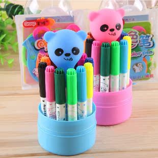 包邮智高喷喷笔kk531 喷画涂鸦 12色水彩笔套装含38件 越喷越好玩